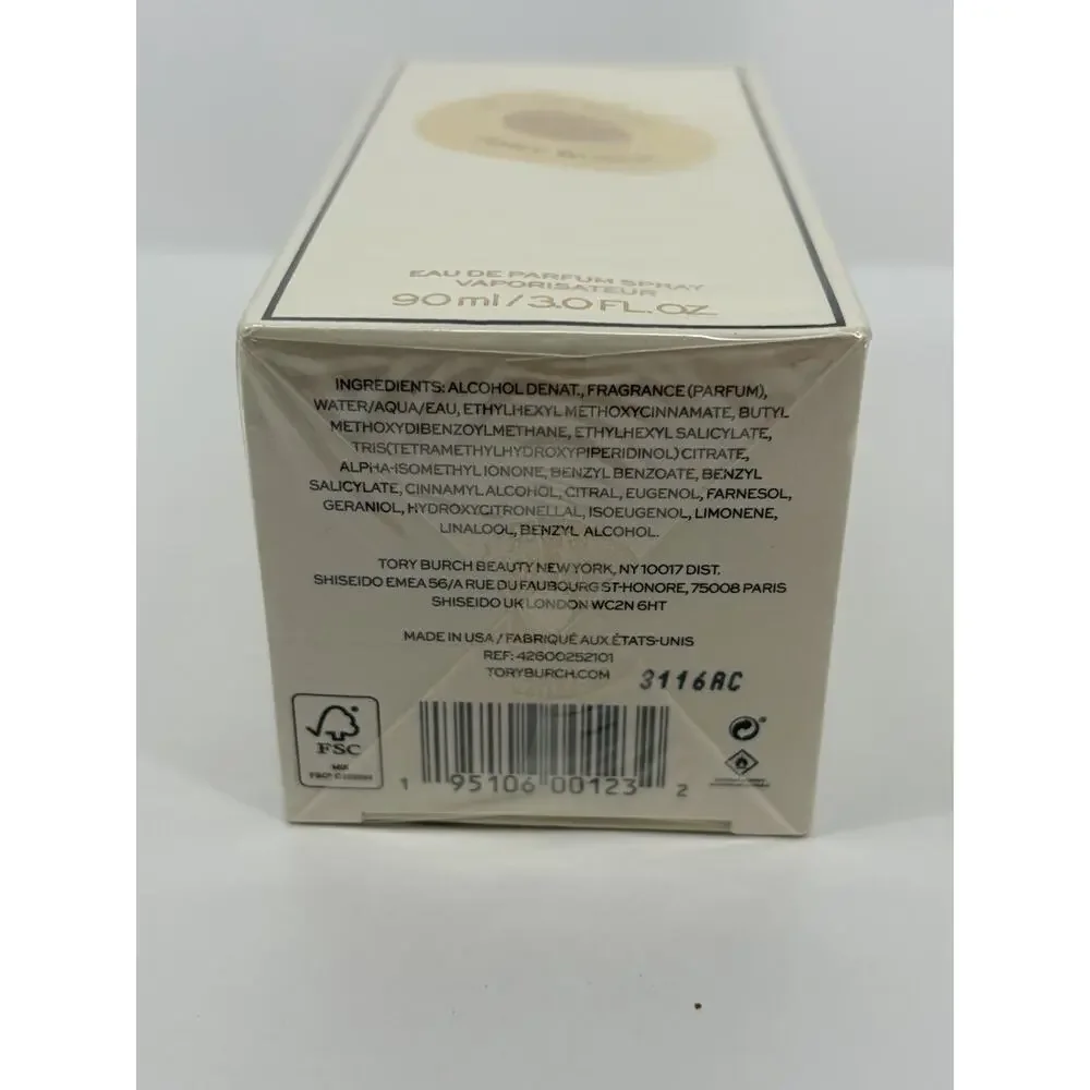 TORY BURCH Divine Moon EDP Spray 90 ml / 3.0 oz ~ Authentic ~ Sealed Box